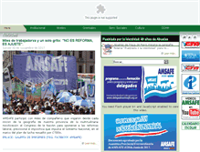 Tablet Screenshot of amsafe.org.ar
